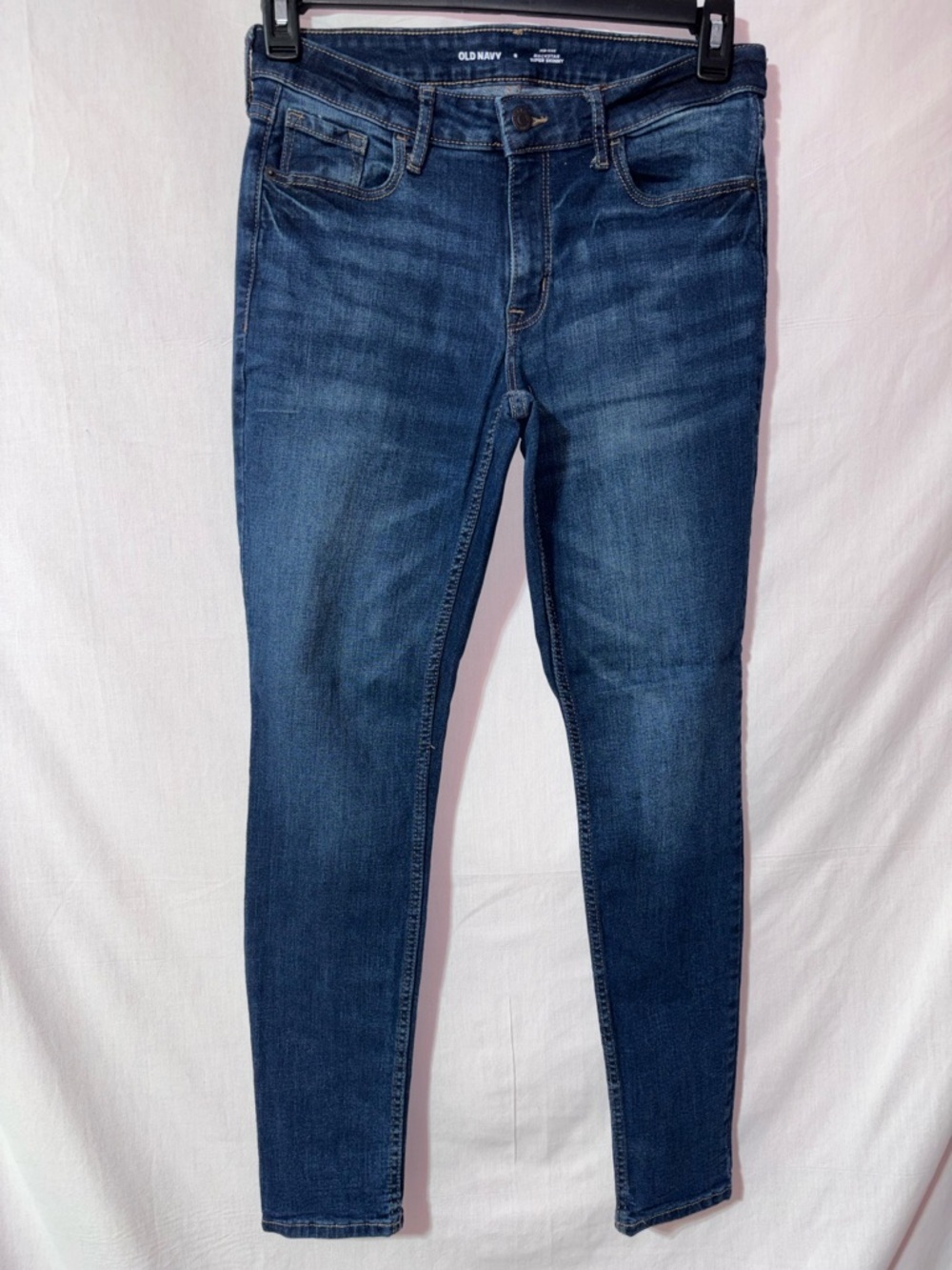 Old Navy Dark Blue Rockstar Super Skinny Jeans